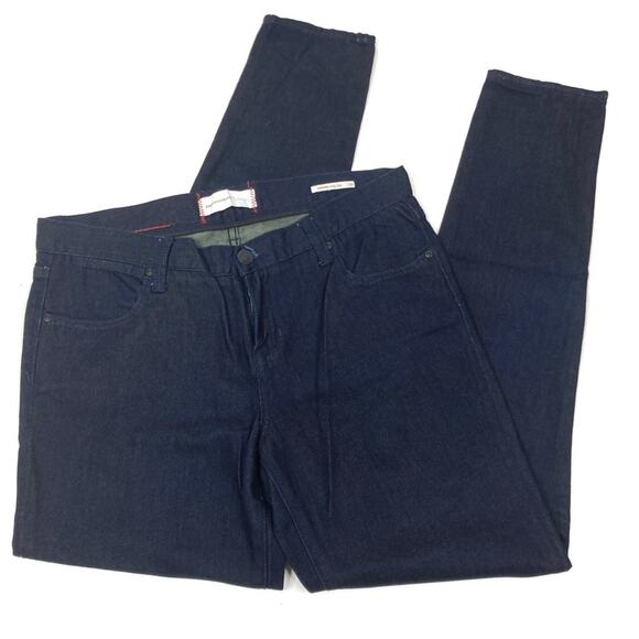 Paper Denim & Cloth | Natalie Peg Leg Dark Wash Skinny Straight Jeans Cotton 30 - Picture 1 of 7